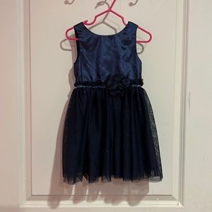 h&m dress navy blue size 2T